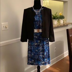 Ann Taylor 4P asymmetrical hemmed dress